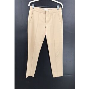Vince Tan khaki ponte pant pixie Straight Leg Trousers work office career 0